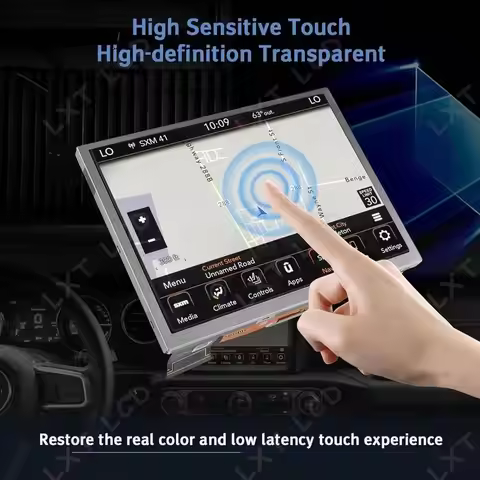 For Je-e-p Grand Cherokee 2018-2024 LCD Display TDO-XGA084 Uconnect 4C Radio Navigator 8.4 inch TDO-