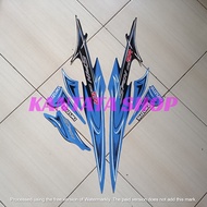 STIKER STRIPING LIS LES BODY MOTOR SUZUKI SPIN SR 125 2008/2009 FULL SET