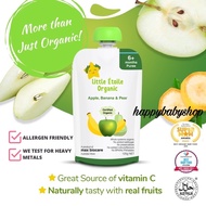 Little Etoile Organic Baby Puree Food For 6 Months Above - Apple, Banana & Pear (120g)