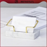 [SONONIA] Business Card Name Stand Decorative Stand Decorative Desktop Organizer Display for Recepti