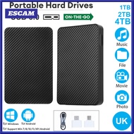 1/2/4TB 2.5-inch sata ổ cứng di động tốc độ cao USB 3.0 1TB/2TB/4TB xách tay Ổ HDD gắn ngoài cho win