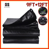 ♂ ❁ ☪ trapal waterproof makapal size 6ft x9ft/12ft x19ft black trapal lona outdoor sale truck cover
