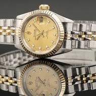 Tudor/Gold Diamond 92413 Automatic Machinery 25mm Women's Watch Mid-Ancient Style