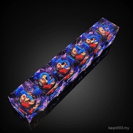 HAOMEJA Skull D6 Resin Dice Set 6-PCS DND Hexahedron Dice 18mm Role Playing Dice Set Apply to Board 