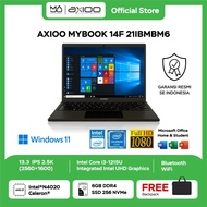 Laptop AXIOO MYBOOK 14F 21IBMBM6 BLUE Garansi Resmi
