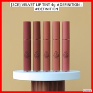 3CE Velvet Lip Tint 4g (#DEFINITION) | Korean Lip Tint | Velvet Finish by HANDEW