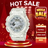 [2 Year Warranty] Baby G Women Watch Luxury Fashion Multifunctional Luminous Women Watch Dual Displa