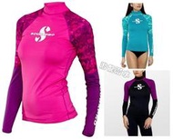 游龍潛水●SCUBAPRO UPF50 LONG SLEEVE RASH GUARD-WOMEN 水母衣/防曬衣