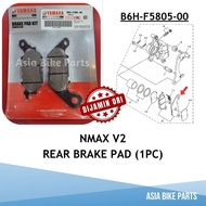 Yamaha Original NMAX V2 Rear Brake Pad - B6H-F5805-00
