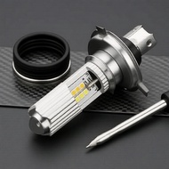 P15D H4 BA20D LED  AOSMMD Mentol Lampu Hadapan Motosikal LED P15D BA20D H4 Putih Amber Hi/Low AOSMMD