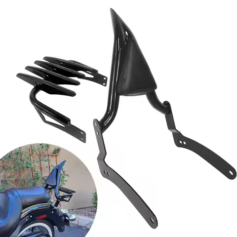 Motorcycles Accessories For Kawasaki Vulcan VN 900 2000 VN900 Classic Custom Back rest Sissy Bar Wit