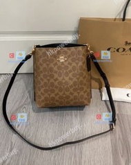 新款 COACH 蔻馳  CBQ33 最Mollie系列小號水桶包 認準hkpowerbuy. 銀包 錢包 手袋 背囊 斜孭袋 送禮 情人節 禮物