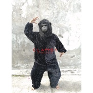 Kostum Gorilla Monyet Kostum Karnaval Anak Dewasa Baju Badut Ngamen Custom Gorilla Monyet