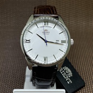 [Original] Orient RA-AX0008S0HB Automatic White Leather Strap Date Men's Watch RA-AX0008S