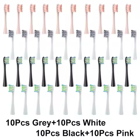 Brush Head Replacement for Oclean Electric Toothbrush Soft Bristle X/ X PRO/ Z1 Brushes Replaceable 