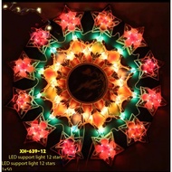 Christmas Support Led Parol Light Lantern  Seasonal Lights Outdoor Decoration (FLASH)DECORATIVE WALL