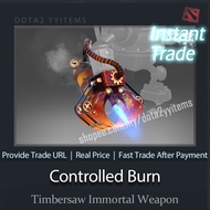 DOTA2 Timbersaw Controlled Burn “Immortal Weapon” 刀塔2 伐木机 TIMBER TI6 不朽 克制之烙 现货秒发
