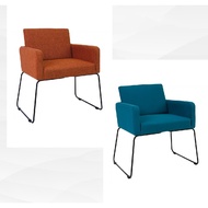 [2 PCS] DILA Metal Leg Dining Chair Lounge Chair Arm Chair Eames Chair Dining Chair Dining Table Cha