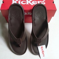 Kickers men's sandals - Kickers leather flip-flops - Original Kickers men's flip-flops Genuine leath