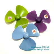 6-7 inch Fan Blades Kipas Bilah Kipas (Cosmos, Sanex, Miyako, etc.)