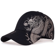 Chinese dragon pattern baseball hat China-Chic cap for men and women hip-hop cap hip-hop skateboard 