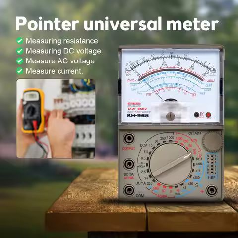 KH-965 Dial Multimeter High-Sensitivity Mechanical Multimeter Voltmeter Ammeter EU-Compliant Meter
