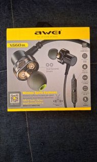AWEI用維X660BL雙動圈藍牙耳機