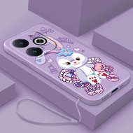 infinix Smart 8 Pro smart8 X6525 X6525D X6525B Liquid Silicon Case Cute StellaLou Casing Candy Color