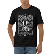 Guns N Roses Bourblabel Hot Print Wear Fashion Clothing Round T Shirt