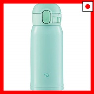 ZOJIRUSHI Water Bottle One Touch Stainless Steel Mug Seamless 0.36L Apple Green SM-WA36-GL