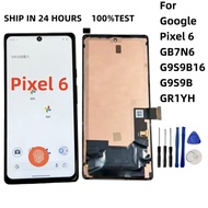 100% TEST NEW OLED for Google Pixel 6 Lcd Display Digital Touch Screen with Frame for Google  GB7N6 