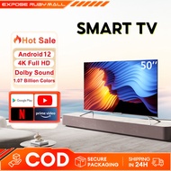 TV Murah 50 Inch Smart TV  Television Android TV 4K EXPOSE LED Television 50 inch Smart TV 5 Years Warranty