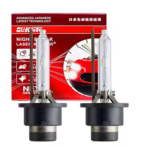 2PCS SUKIOTO GENUINE DESIGNED IN JAPAN D1S XENON LIGHT NIGHT BREAK LASER KYSQAIR D2S HIGH INTENSITY 