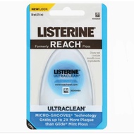 Listerine Reach Ultraclean Waxed Mint Dental Floss, 27.4m