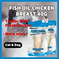 MORTITI Chicken Breast For Cat Chicken Breast Dog Chicken Breast Cat Juicy Dada Ayam Kucing 40g Dada
