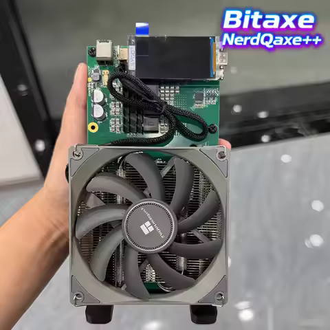 New Arraive Bitaxe NerdQaxe++ 4.8TH/s 78w Bitcoins Miner 4 PCS BM1370 Asic Chip Solo BTC miner With