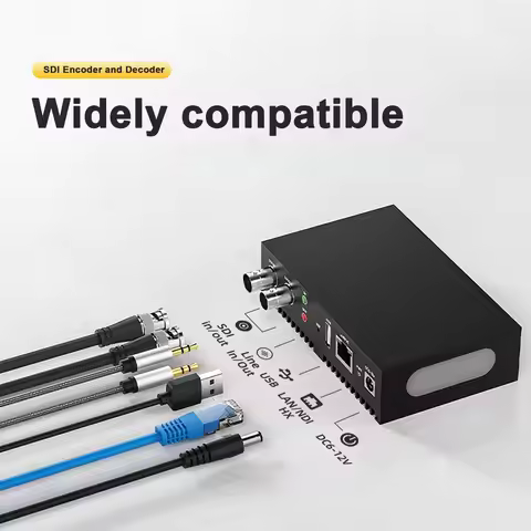 3G SDI Encoder NDI Decoder 4K 1080P SRT RTMP H265 Live Streaming