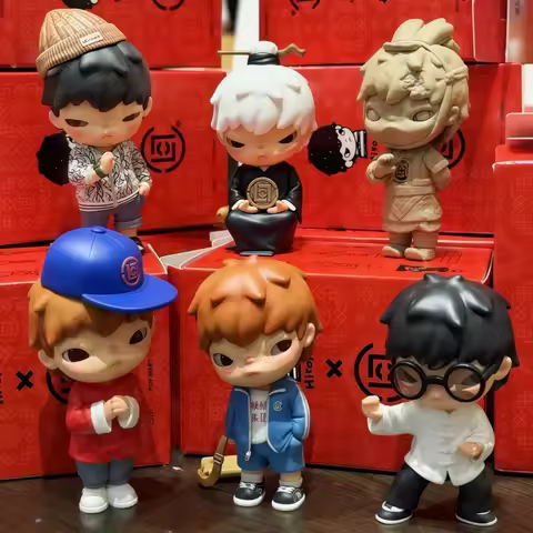 Hot Genuine Hirono×Clot Series Anime Figures Limited Edition Hirono Yin-Yang Collectible Toys Christ