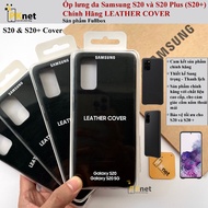 Samsung S20 Plus (S20+), S20 Genuine Leather Cover, Fullbox, Soft Calf Leather Case For S20 And S20 +