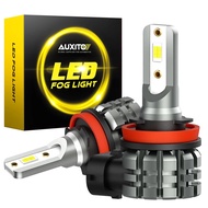 AUXITO 2X H11 H9 H8 Mentol Lampu Kabus LED Canbus Bebas Ralat 3000K Kuning Super Terang Putih Kuning