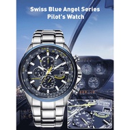 [Solar-Powered Technology] JS Blue Angel Pilot Watch/Solar Movement/Aviator Watch