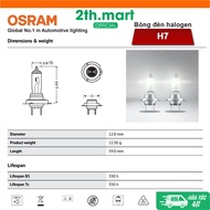 [Genuine] Osram H7 bulb, original H7 Halogen bulb for Vinfast, Toyota, Ford...