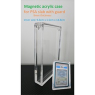 Magnetic acrylic casing for PSA slab with guard