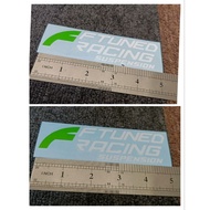 STICKER KERETA = FTUNED RACING ( 1 pcs )