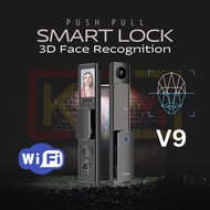 Aegloc Smart 3D Face Recognition Push Pull Door Lock / AEG-SDL-6068- V7 / V8 / V9 / Digital Lock / W