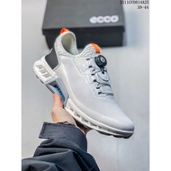 ECCO Golf Sneakers Men's Anti-Slip Wear-Resistant Walking Shoes Cowhide Upper BIOM Natural Rhythm Te