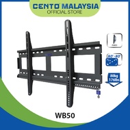 Cento Malaysia Universal 50" - 80"(inch) TV / Flat Panel Display bracket for Wall Mount || FIXED || - BRK-CTWB50