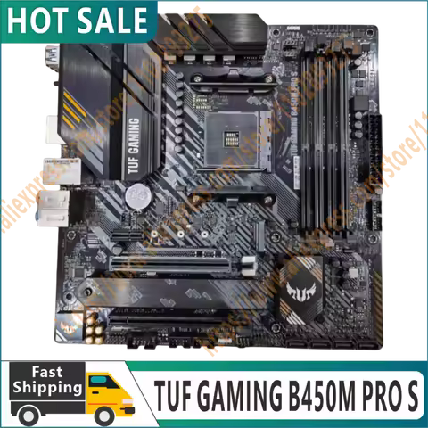100% original testing TUF GAMING B450M PRO S DDR4 4400MHz 128G M.2 HDMI 2.0B, DP USB 3.1 Gen 2 Deskt