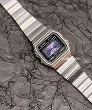 HUBSTORE CASIO 卡西歐 Casioak F91 F91WM F-91 F-91WM F-91WM-7 F-91WM-7A 銀黑淺紫色 防水 有現貨
