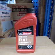 Genuine Ford Motorcraft Engine Oil Fully Synthetic SAE 5W30 5W-30 946ml 1 Quater Minyak Enjin